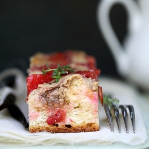 Pflaumenkuchen with Ricotta